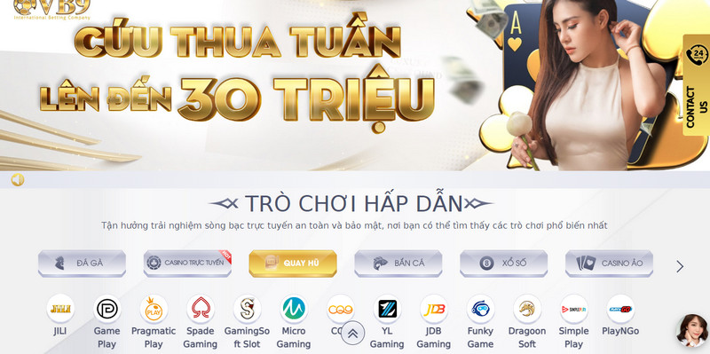 Link vào nhà cái game nổ hũ Vuabai9 mới nhất cung cấp đầy đủ thông tin giúp người chơi biết được link vào nhà cái VB9 mới nhất hiện nay.