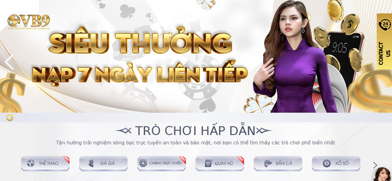 Link vào nhà cái game nổ hũ Vuabai9 mới nhất cung cấp đầy đủ thông tin giúp người chơi biết được link vào nhà cái VB9 mới nhất hiện nay.